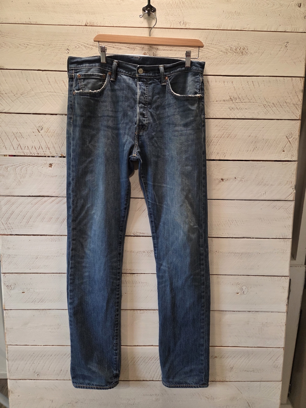 Levi's 501 Men's Straight Jeans - Denim Blue